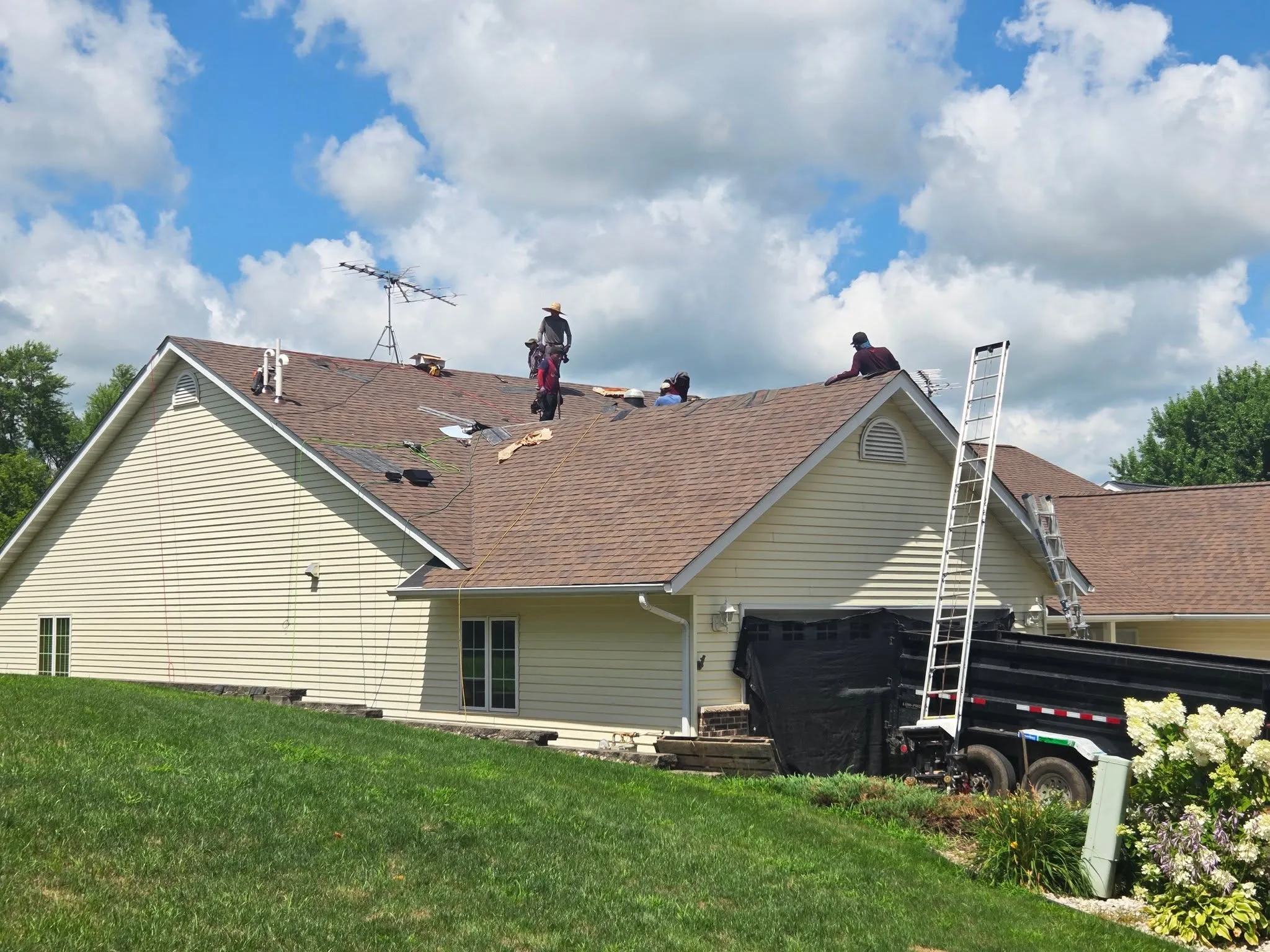 Roof replacement project in Maple Grove and the Twin Cities area
