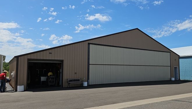 Commercial exterior project completed by Saints Exteriors